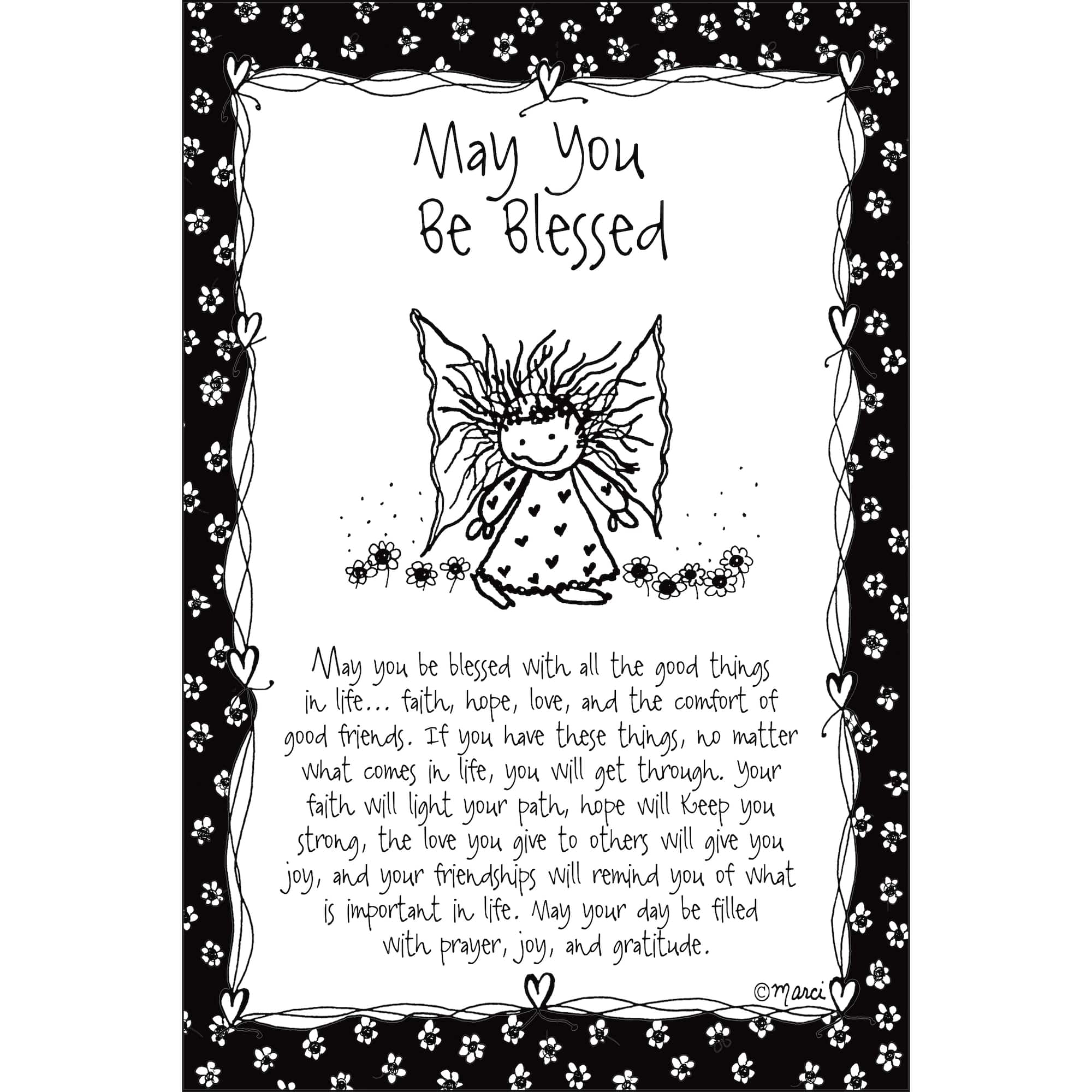 Children of the Inner Light® by Marci Art May You Be Blessed Plaque